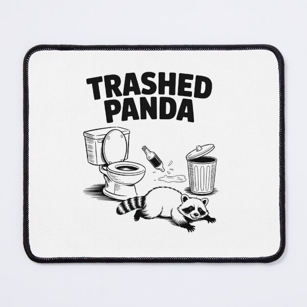 Item preview, Trashed Panda Drunk Racoon designed and sold by DianaStantzo.