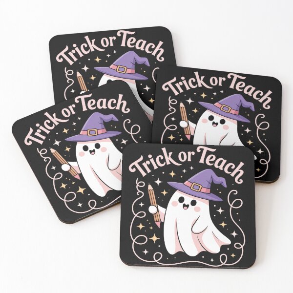Item preview, Trick Or Teach Halloween Ghost Teacher Coquette Appreciation designed and sold by Voidbinder.