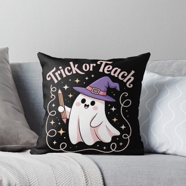 Item preview, Trick Or Teach Halloween Ghost Teacher Coquette Appreciation designed and sold by Voidbinder.