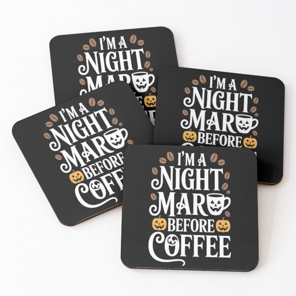 Item preview, Nightmare Before Coffee A Halloween Brew designed and sold by HaiharryCartoon.