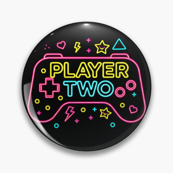 Item preview, Player Two Neon Gamer Art – Retro Gaming Illustration designed and sold by GlobalBoom.
