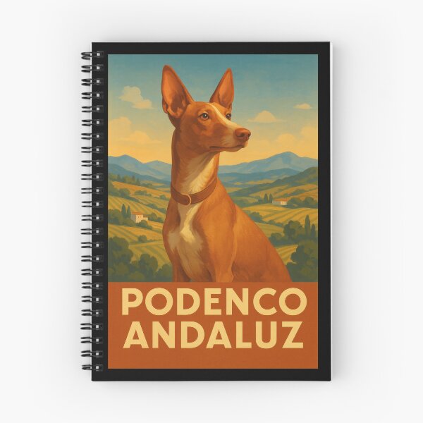 Item preview, Elegant Podenco Andaluz Portrait designed and sold by Flying Doggo.
