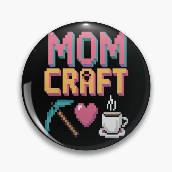 Item preview, Happy Mother's Day Momcraft Gamer Mom designed and sold by CottonCandyPrin.