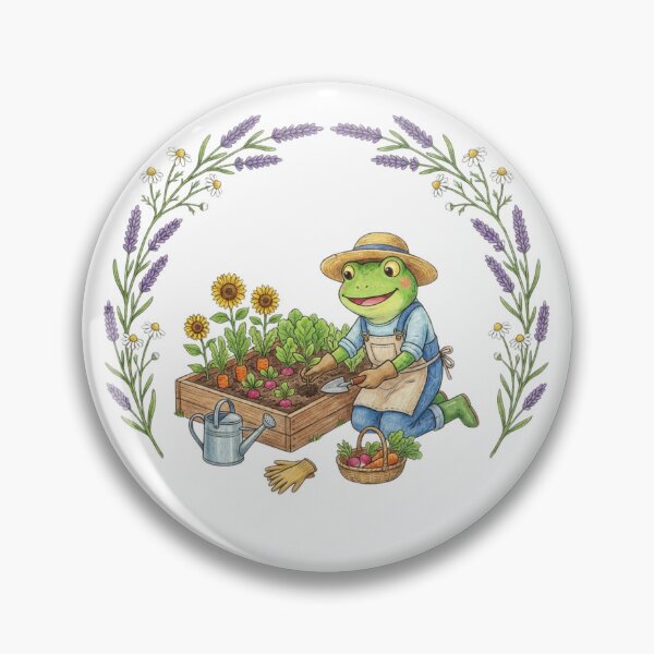 Item preview, Frog in the Garden designed and sold by CatherineLievre.