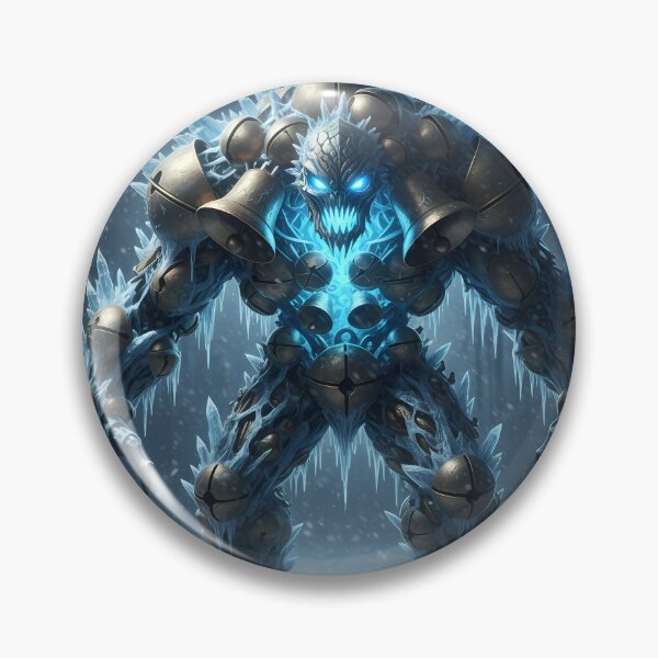 Item preview, Frozen Bell Golem of Winter Wrath designed and sold by digisetumedia.
