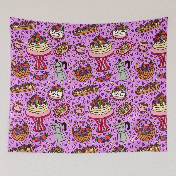 Item preview, Pav Lover Pattern Plum Background designed and sold by mjoylawson.au.