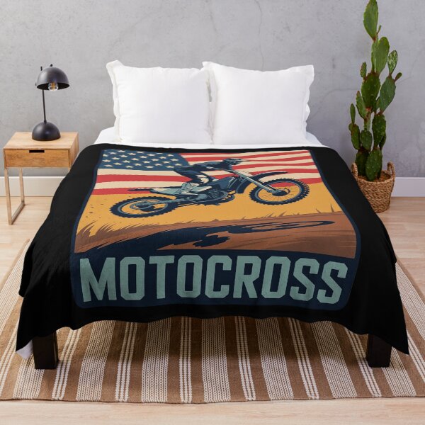 Item preview, Motocross American Flag Bike Rider Motocross designed and sold by nicomitchell.