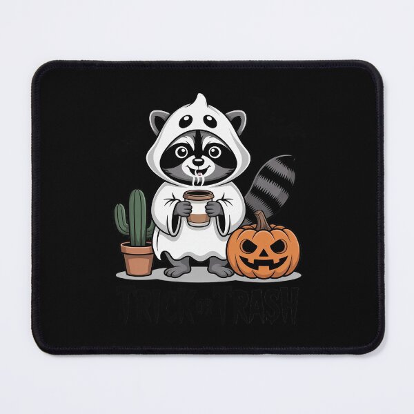 Item preview, Trick or Trash Coffee Racoon trash panda Halloween designed and sold by Shannon Bosley.