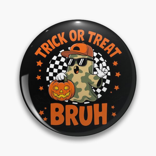 Item preview, Trick Or Treat Bruh Camo Ghost Boo Boy Halloween designed and sold by Shannon Bosley.