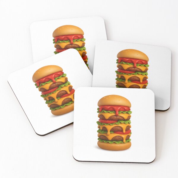 Item preview, Epic 3D Burger Tower | Funny Food Design designed and sold by Moons Studio.