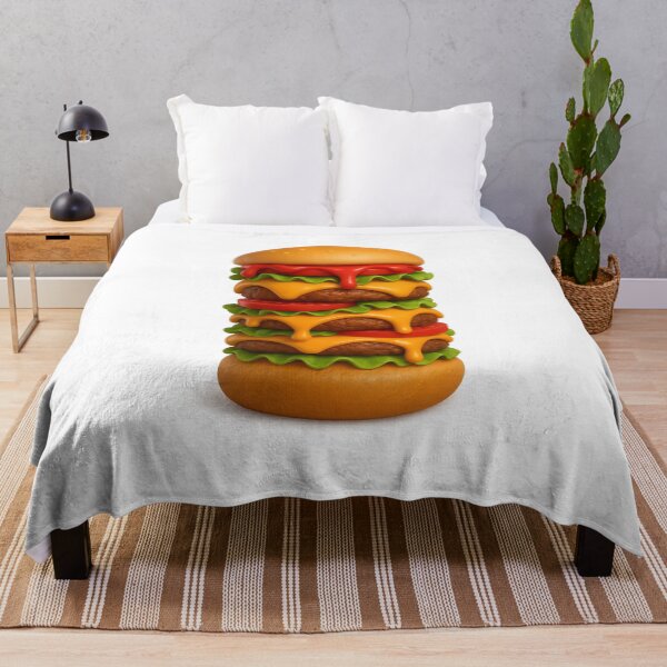 Item preview, Epic 3D Burger Tower | Funny Food Design designed and sold by Moons Studio.