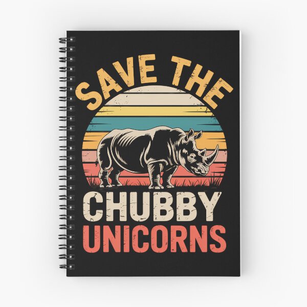 Item preview, Save The Chubby Unicorns Funny Rhino Animal designed and sold by AsteriskDatBArt.