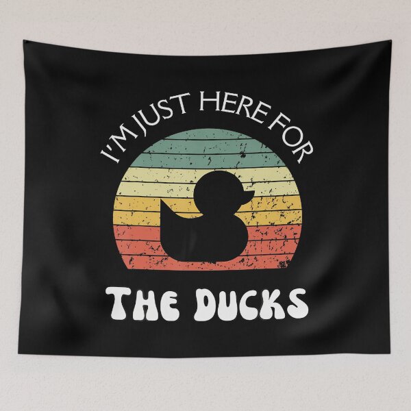 Item preview, I'M Just Here For The Ducks Retro Ducks Cruising Hunting designed and sold by malhanasbih.