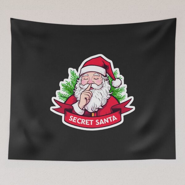 Item preview, Secret Santa T-Shirt – Funny Christmas Gift Exchange | Festive Holiday Tee designed and sold by Wonder Pixel Studio.