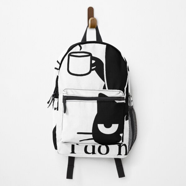 Item preview, I Do Not Care – Chill Cat Coffee Mood Design designed and sold by haitrieuic96.