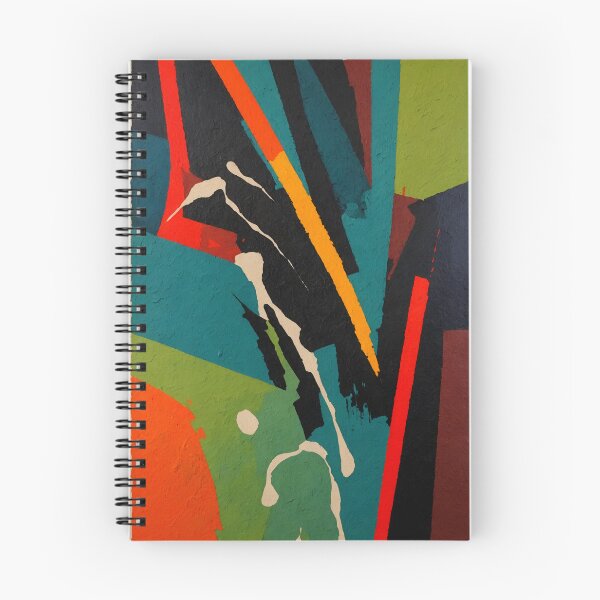 Item preview, Abstract Colourful Hybrid AI Rendition Art "SPILL" designed and sold by NickWhittleArt.