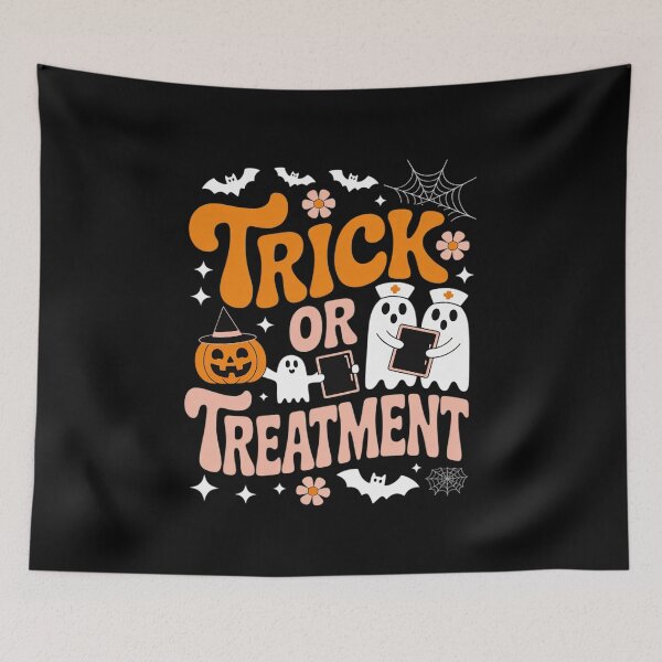 Item preview, Trick Or Treatment Cute Ghost Paramedic Halloween Nurse designed and sold by Shannon Bosley.