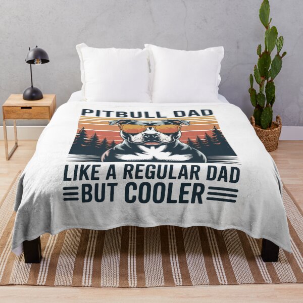 Item preview, Pitbull Dad Like A Regular Dad But Cooler Funny Gift designed and sold by AsteriskDatBArt.