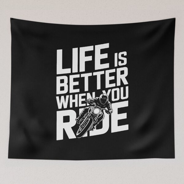 Item preview, Life Is Better When You Ride - Biker Motorcycle Motorcycling designed and sold by andreaswest.