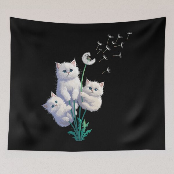 Item preview, Cat Dandelion Flower Cat Day designed and sold by AsteriskDatBArt.