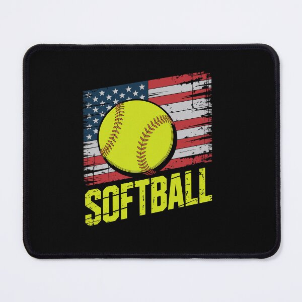 Item preview, Usa Flag Patriotic Softball Player American designed and sold by DianaStantzo.