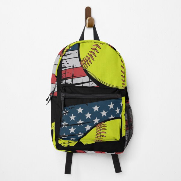 Item preview, Usa Flag Patriotic Softball Player American designed and sold by DianaStantzo.