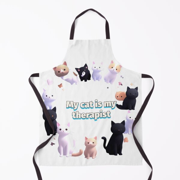 Item preview, My cat is my therapist designed and sold by Pixelandfont.
