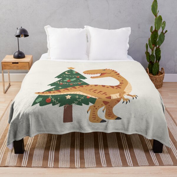 Item preview, Scandinavian Folk Art, Christmas T-rex Dinosaur designed and sold by xiao xuans.