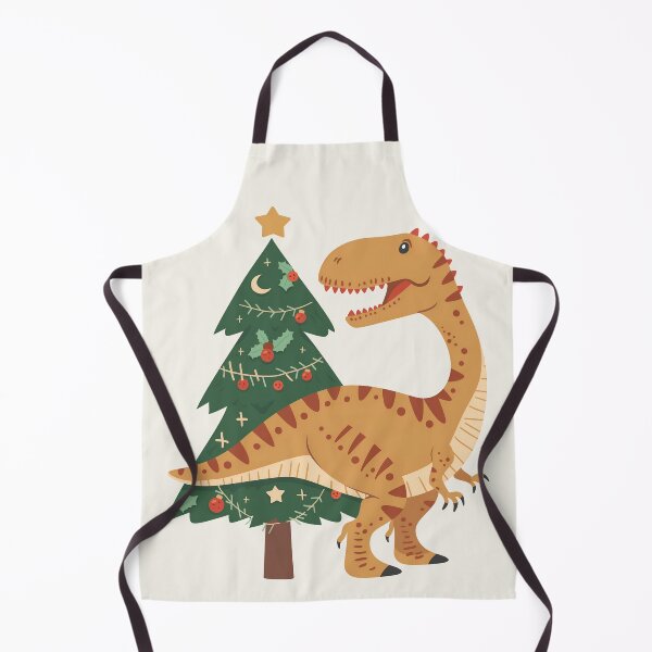 Item preview, Scandinavian Folk Art, Christmas T-rex Dinosaur designed and sold by xiao xuans.