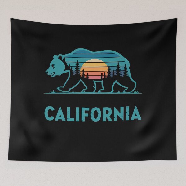 Item preview, California Bear Nature Hiking Gift designed and sold by AsteriskDatBArt.