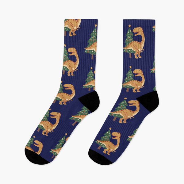 Item preview, Scandinavian Folk Art, Christmas T-rex Dinosaur  designed and sold by xiao xuans.