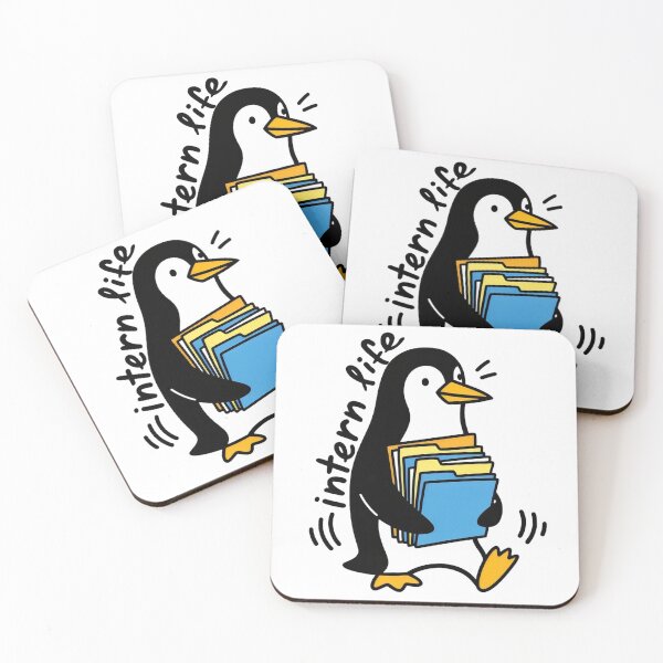 Item preview, Vintage Cute Penguin Intern Carrying Folders designed and sold by gamalielRocky.
