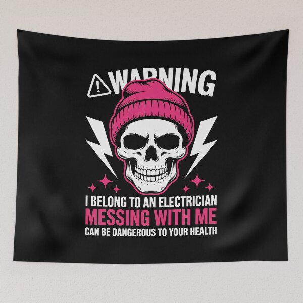 Item preview, Warning I Belong To Electrician Girlfriend Wife  designed and sold by DianaStantzo.