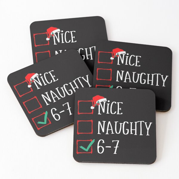 Item preview, Funny 6-7 Meme Nice Naughty Christmas Brain Rot designed and sold by SchowalterWalla.