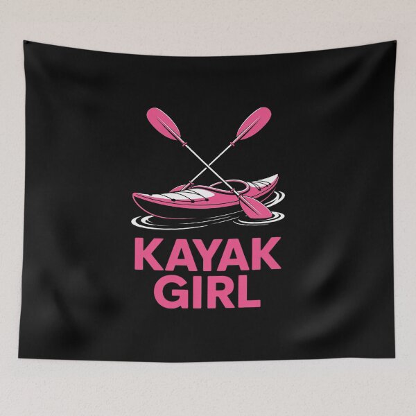 Item preview, Kayak Girl Outdoor Sport Camping Fishing Family Party designed and sold by andreaswest.