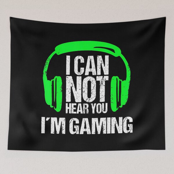 Item preview, Can't Hear You I'M Gaming Headset Video Games Gamer designed and sold by keatnybolho.