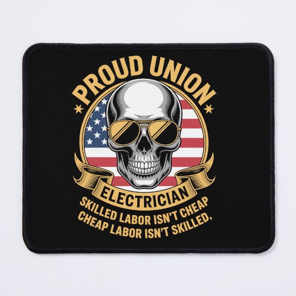 Item preview, Union Electrician Proud Union Worker designed and sold by RayhendersonArt.