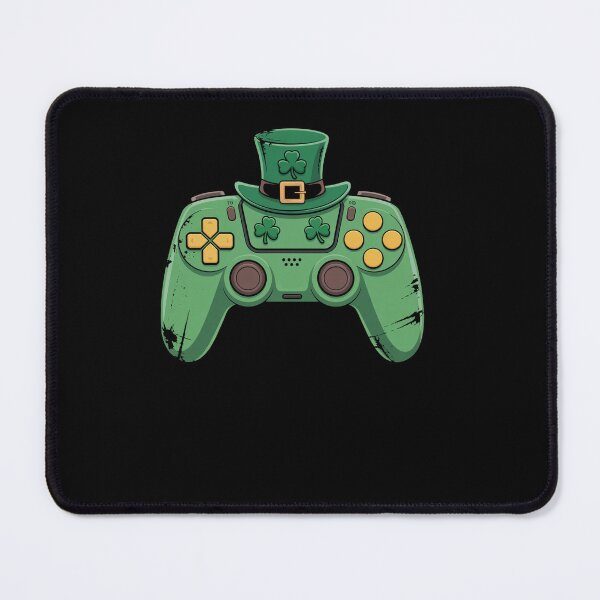 Item preview, Video Game Controller Irish Gamer St Patricks Day designed and sold by RayhendersonArt.