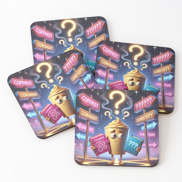 Item preview, Confused Coffee at the Crossroads of Life designed and sold by ComedyInkFactor.