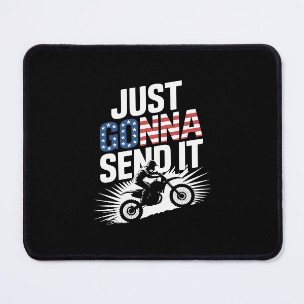 Item preview, Just gonna send it American Flag Dirt Bike Motocross designed and sold by andreaswest.