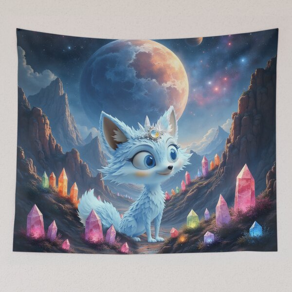 Item preview, Star Whisper Fox – Keeper of Crystal Light. Beneath designed and sold by nicky2342.
