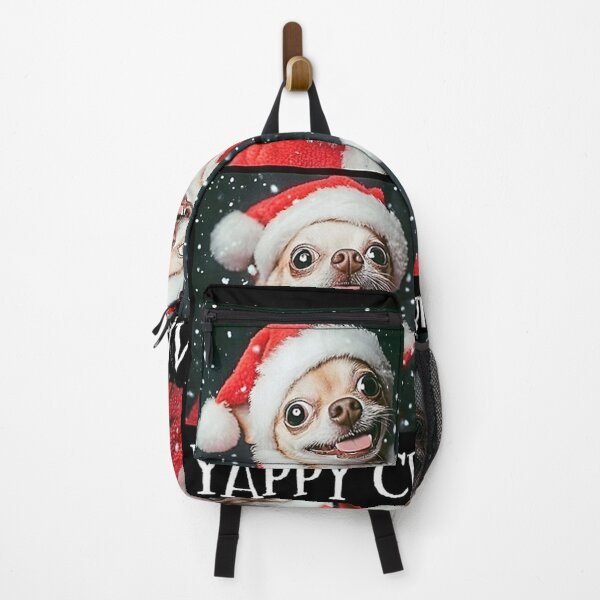 Item preview, Vintage Cute Chihuahua Santa Hat Photobooth - Yappy Christmas designed and sold by gamalielRocky.