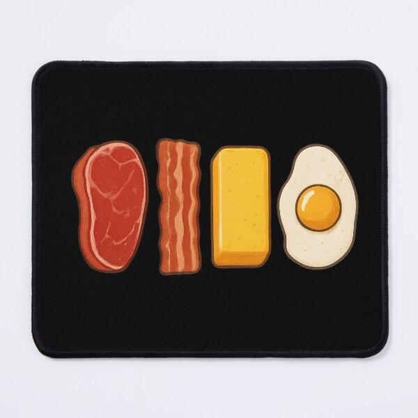 Item preview, Beef Bacon Butter & Eggs Keto Carnivore Diet designed and sold by Harmonick-Tees.