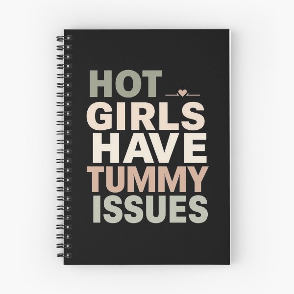 Item preview, Hot Girls Have Tummy Issues – Cute Relatable Girl Humor T-Shirt | IBS & Gut Health Aesthetic designed and sold by Tomasz  Siennicki.