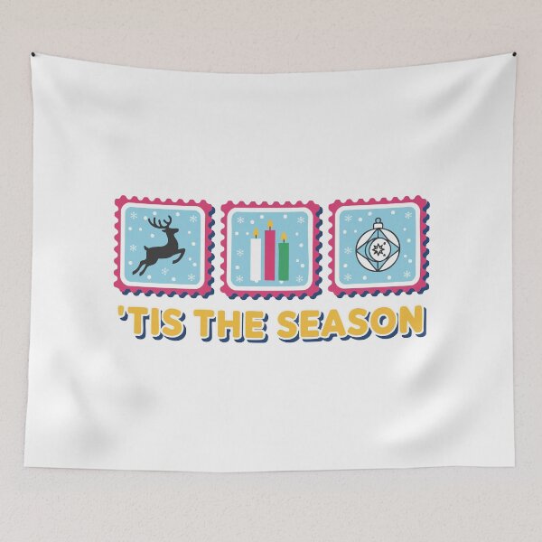 Item preview, is The Season Christmas Icon Typography designed and sold by graphicnew.