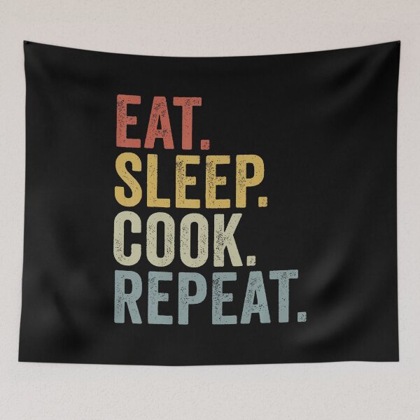 Item preview, Eat Sleep Cook Repeat designed and sold by godreyimmzzg.