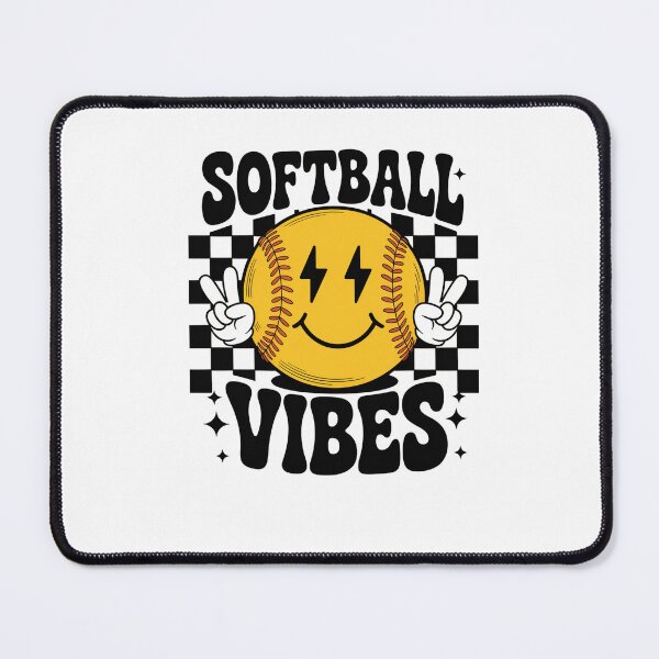 Item preview, Softball Vibes Softball Groovy Game Day designed and sold by StephenDDArt.