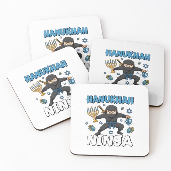 Item preview, Chanukah Hanukkah Ninja Menorah Art designed and sold by Crithimard91.