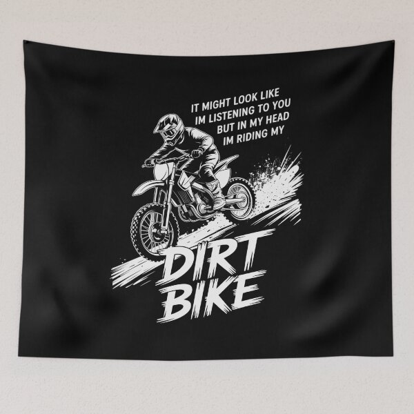 Item preview, In My Head I'm Riding My Dirt Bike Dirt Bike designed and sold by andreaswest.