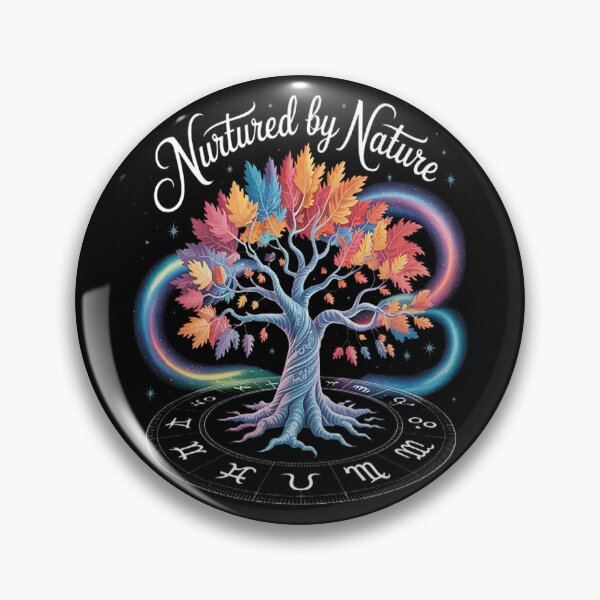 Item preview, Nurtured By Nature Cosmic Tree Of Balance Astrological Energy designed and sold by HaiharryCartoon.